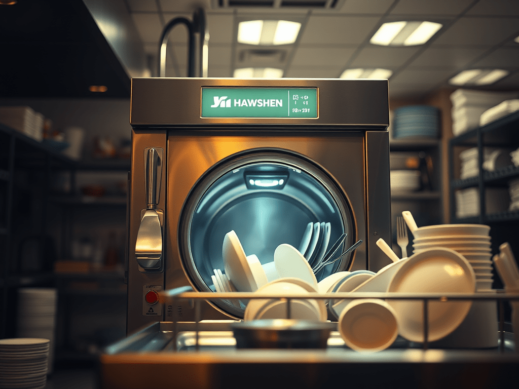 Zmywarko-wyparzarka gastronomiczna